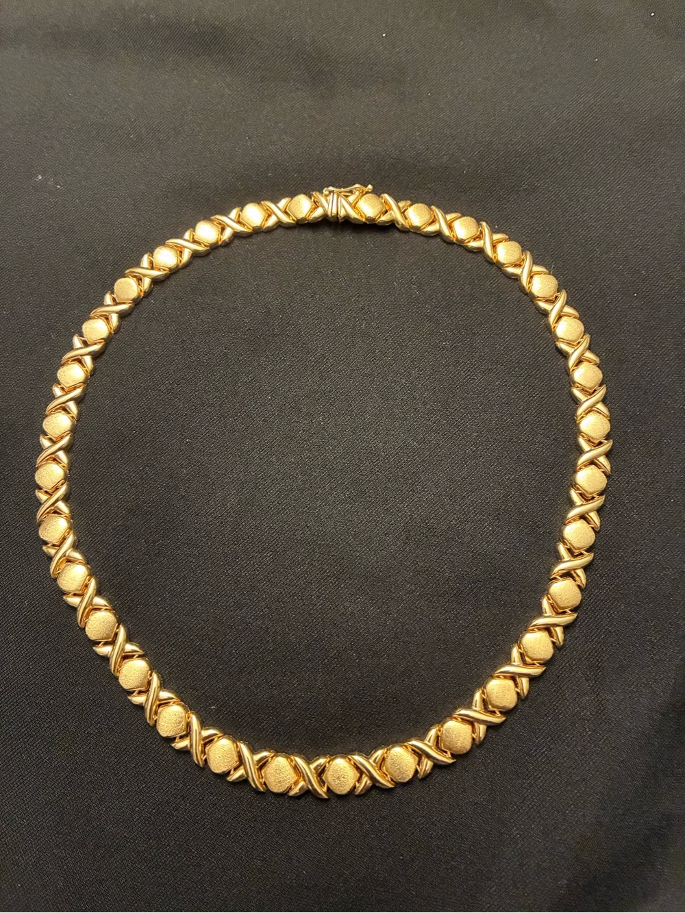 14k Italian Yellow Gold XO Chain
